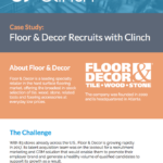 Case Study | How leading retailer, Floor & Decor, grew career site traffic and increased candidate conversions with Clinch Clinch